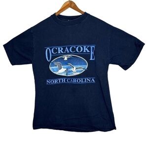 VINTAGE Logo 7 Ocracoke North Carolina T-shirt